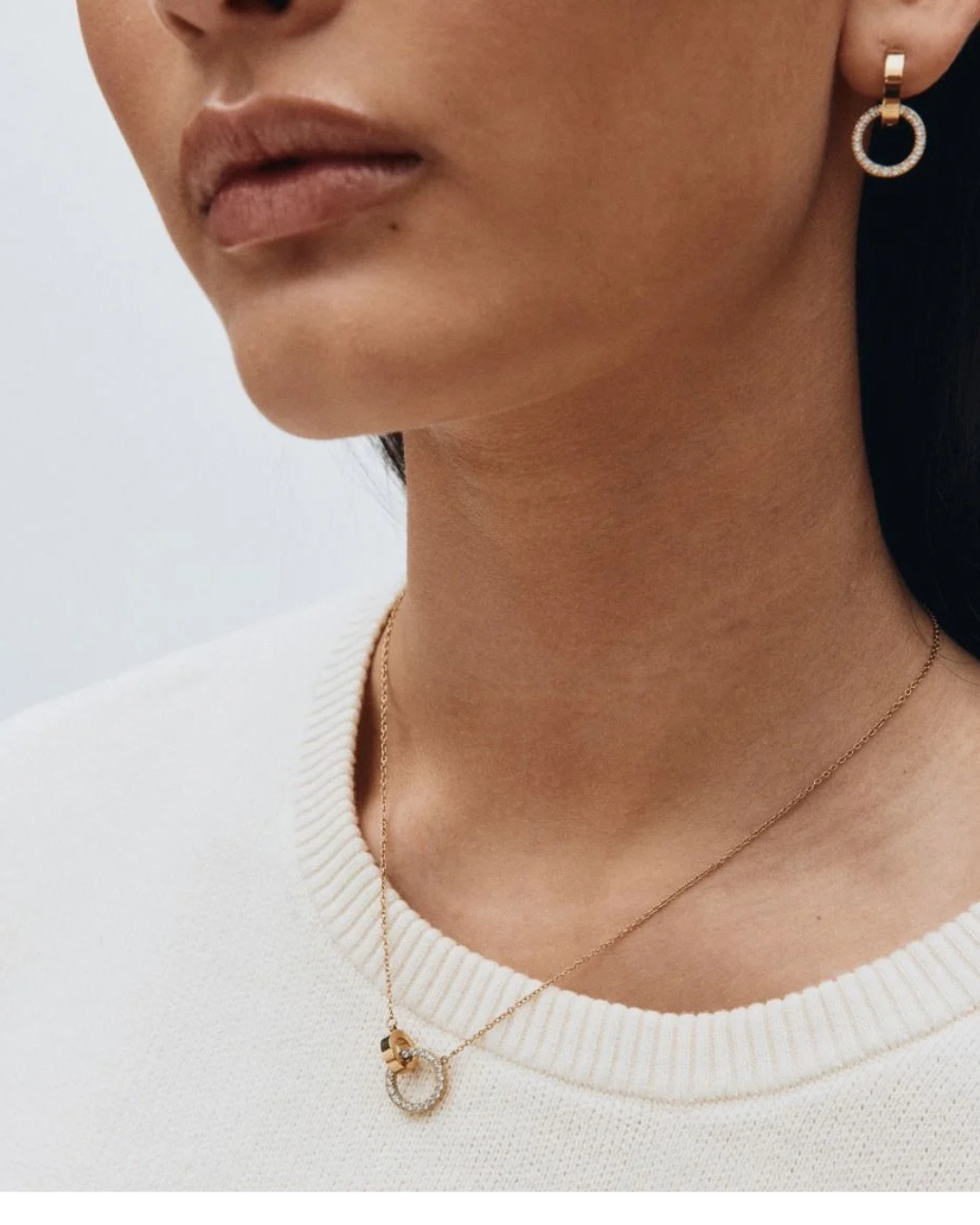 Eternal Orbit Necklace in Gold by EDBLAD