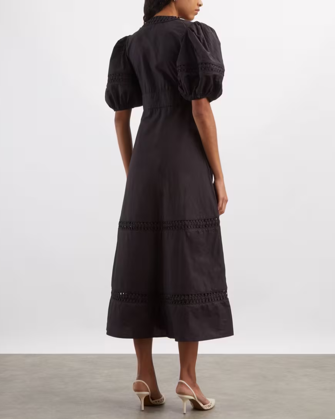 Odessa Dress in Black by Scarlett Poppies