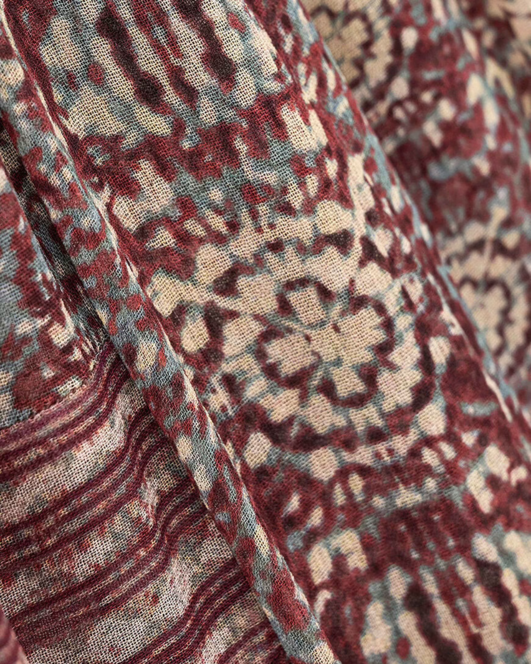 Denna Blouse in Burgundy by BA&SH