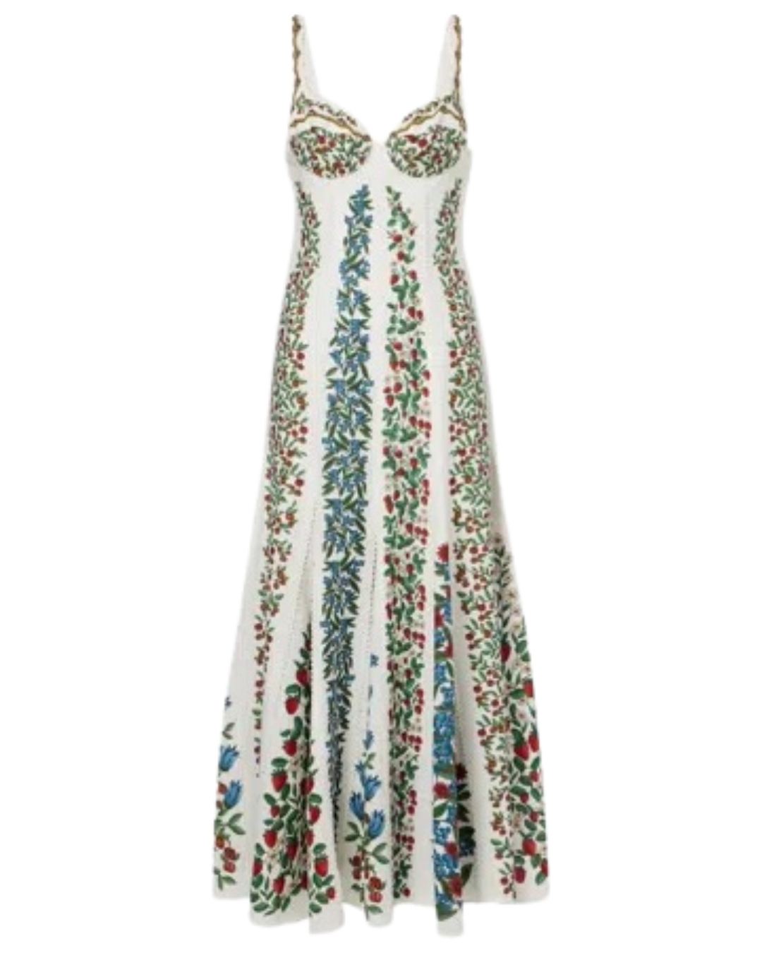 Fruit Beauty Maxi Dress in Off White by FARM Rio