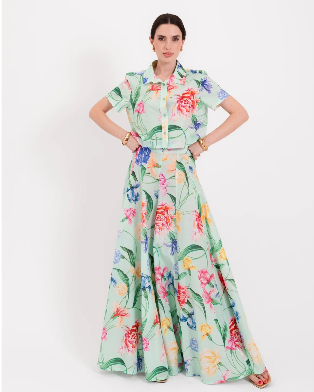 Debby Trousers in Verte by LAVI Couture
