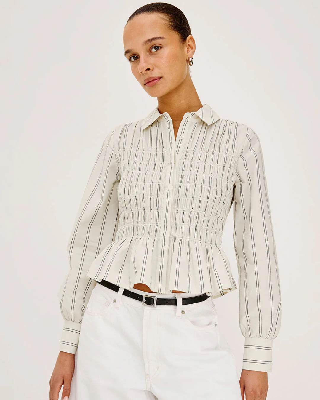 Bradshaw Top in Palma Stripe by Rails