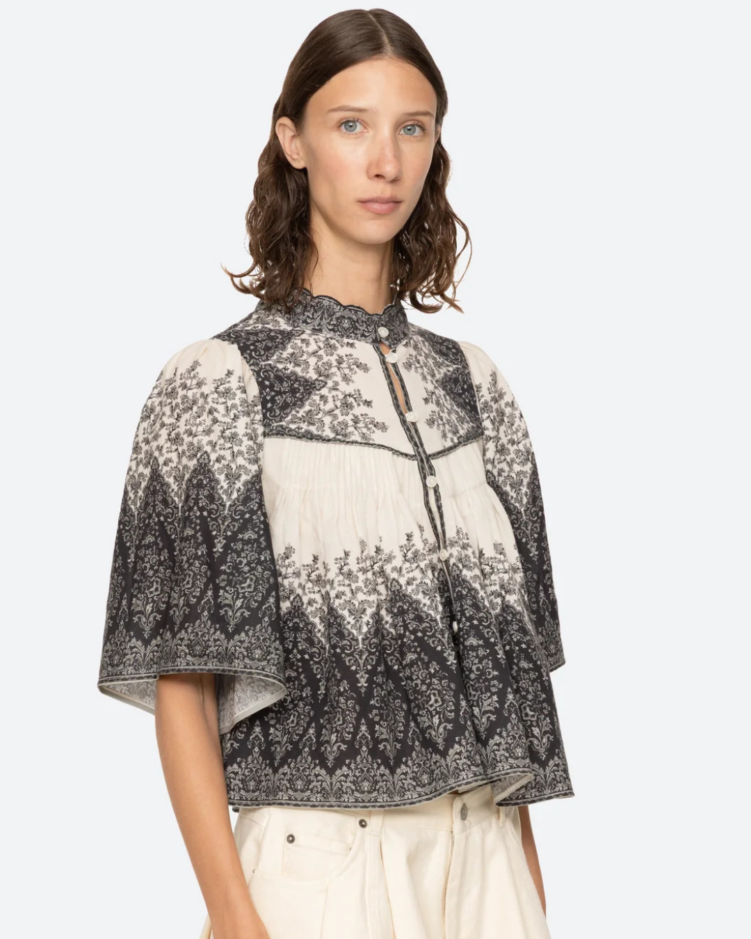 Hedra Print Blouse by Sea NY