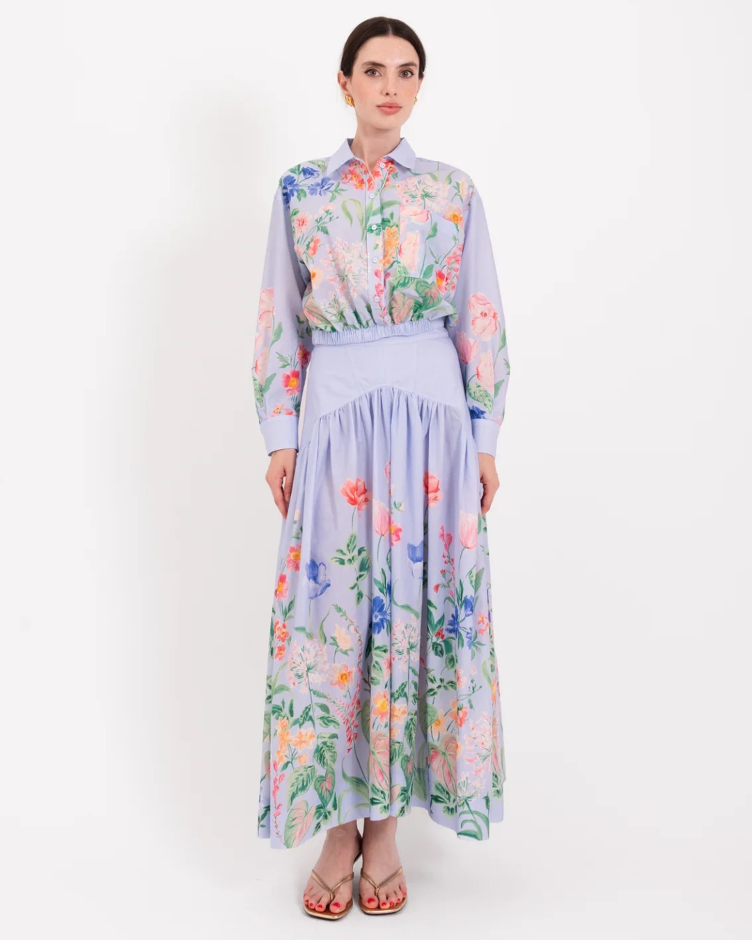 Marine Camicia Blouse by LAVI Couture