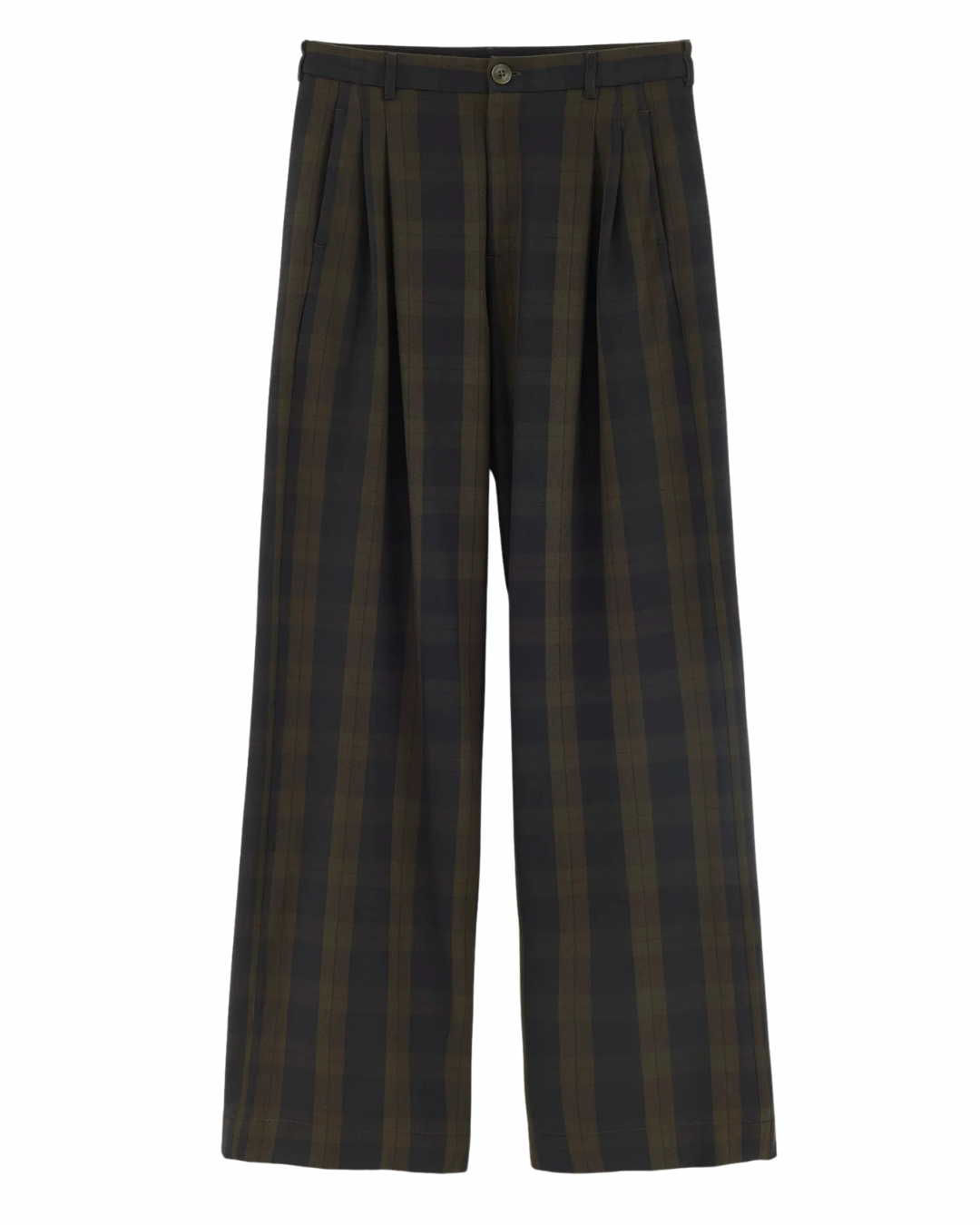 Volkert Wide Leg Trousers in Check C by Bellerose