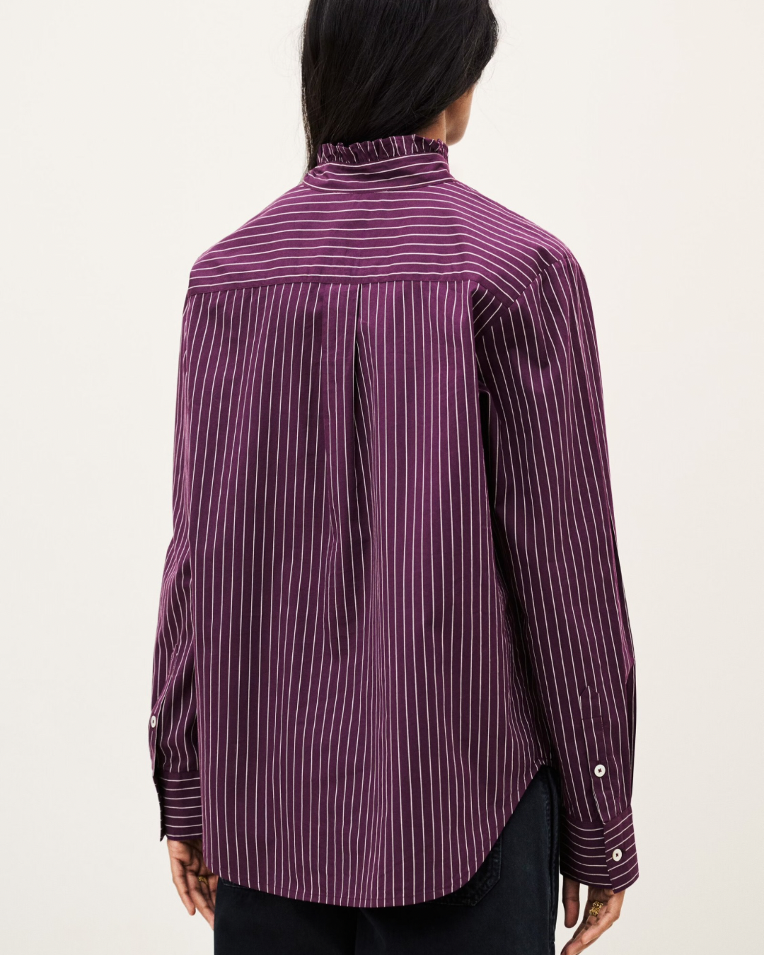 Elvire Blouse in Burgundy by BA&SH