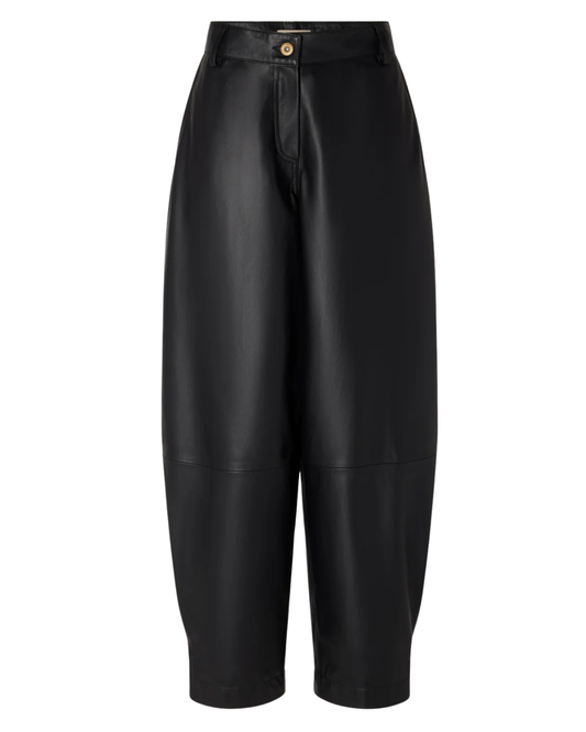 Carlea Leather Pants in Black by Sessùn
