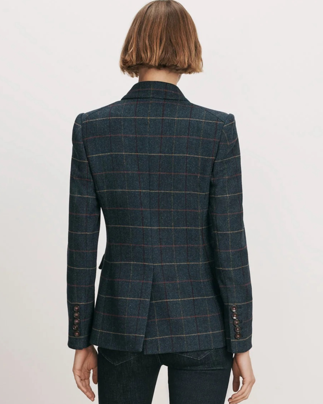 Miller Dickey Jacket in Teal Multi by Veronica Beard