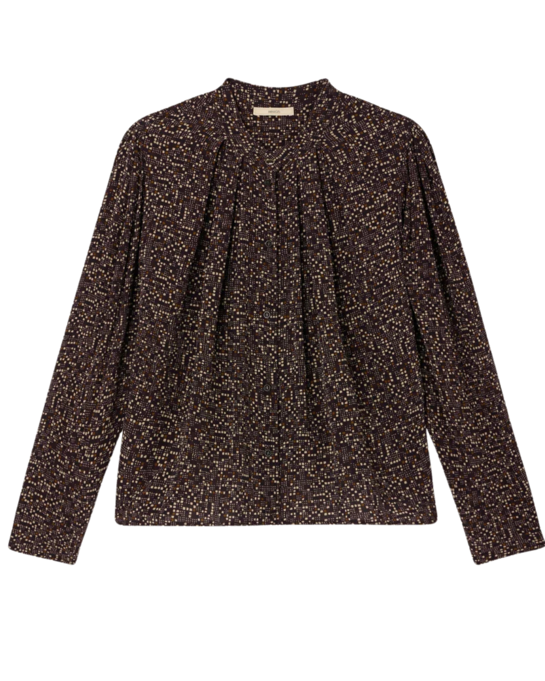 Esperanzo Blouse in Coffea Pianoroll by Sessùn