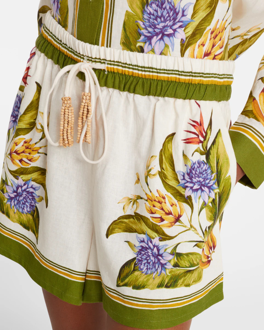 Tropical Scarf Sand Shorts by FARM Rio