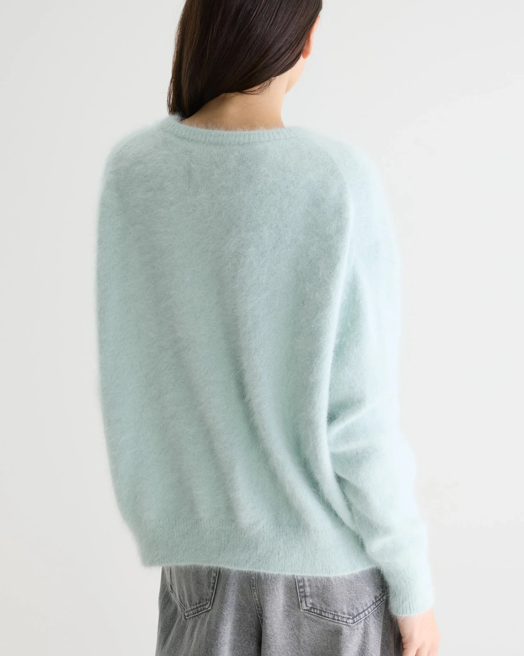 Dathan Angora Blend Cardigan in Ice by Bellerose