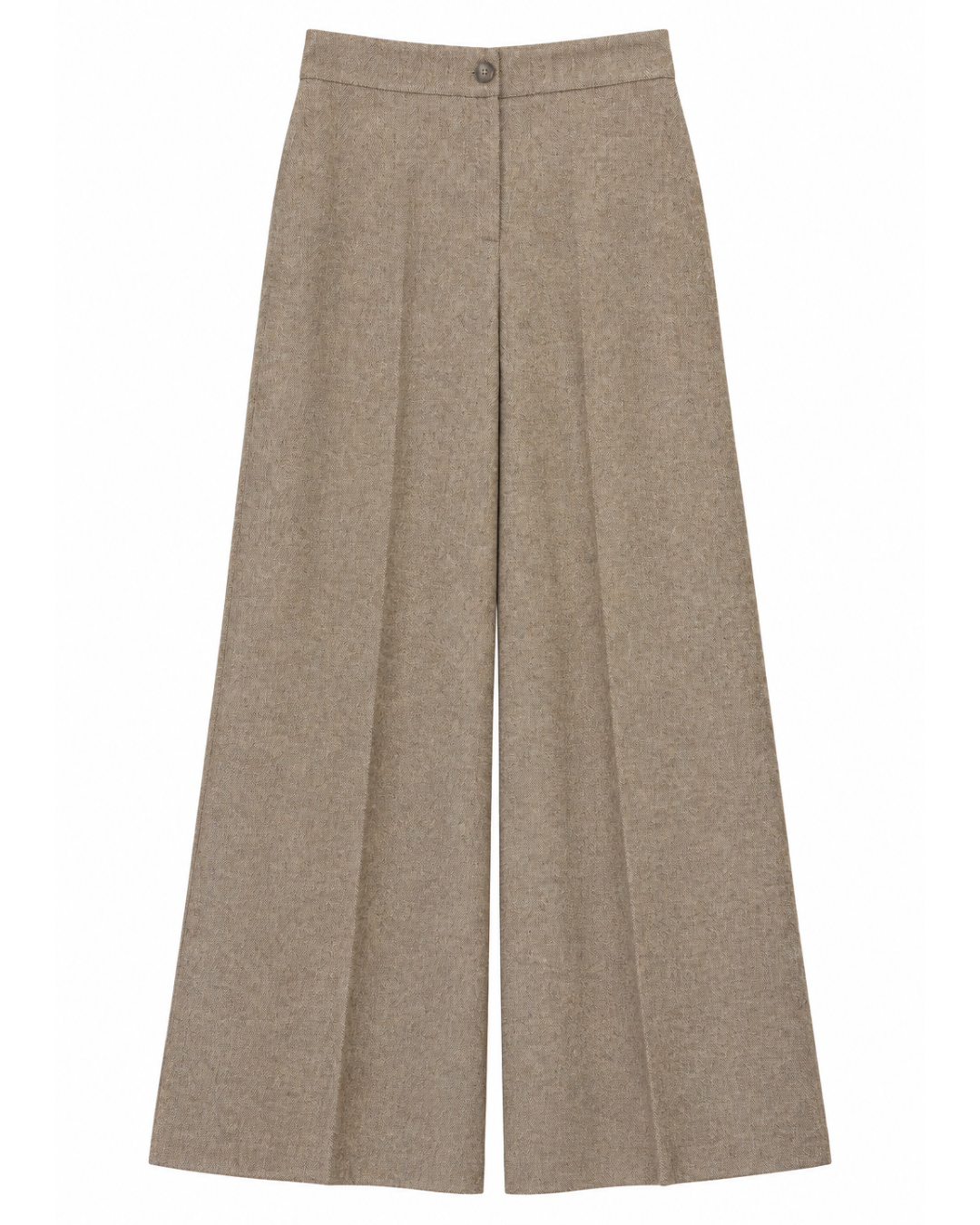 Mimma Wide Leg Pant in Beige by LAVI Couture