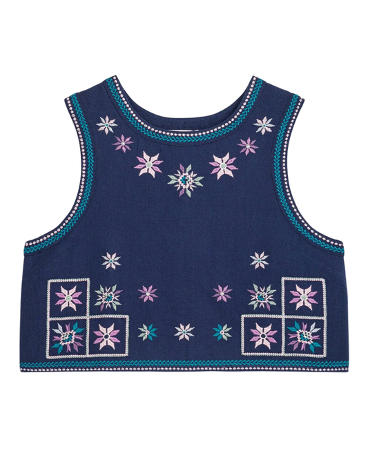 Irane Top in Midnight by Louise Misha