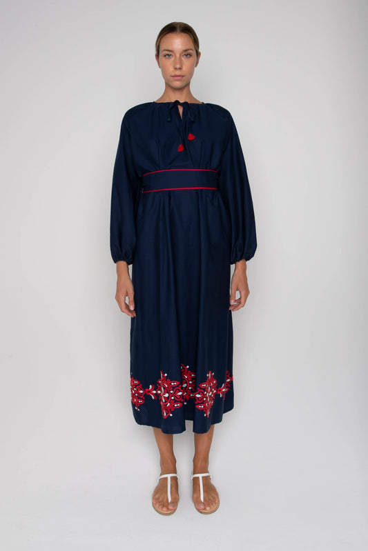 Azurra Ricamo Dress by Lavi