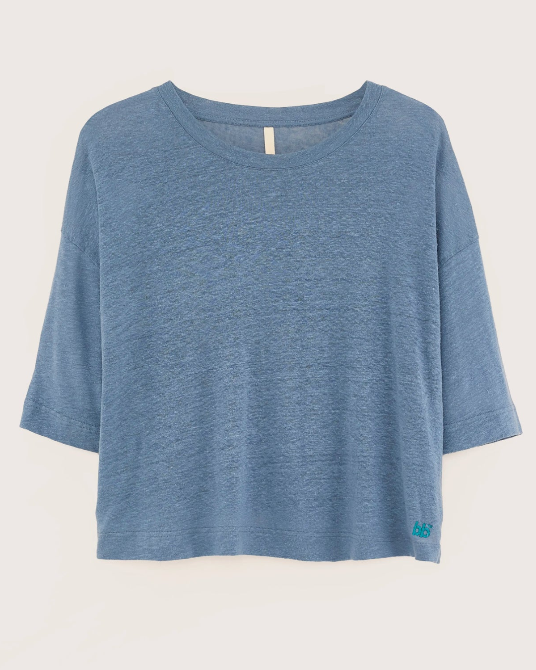 Vydel Short Sleeve T-Shirt in Denim Blue by Bellerose