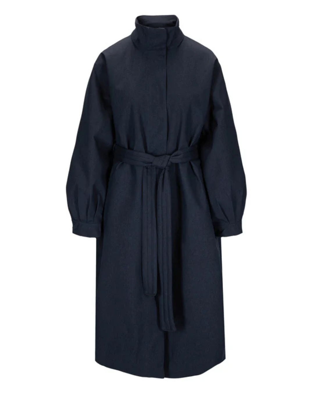 Rossby Maxi Coat in Dark Navy by BRGN