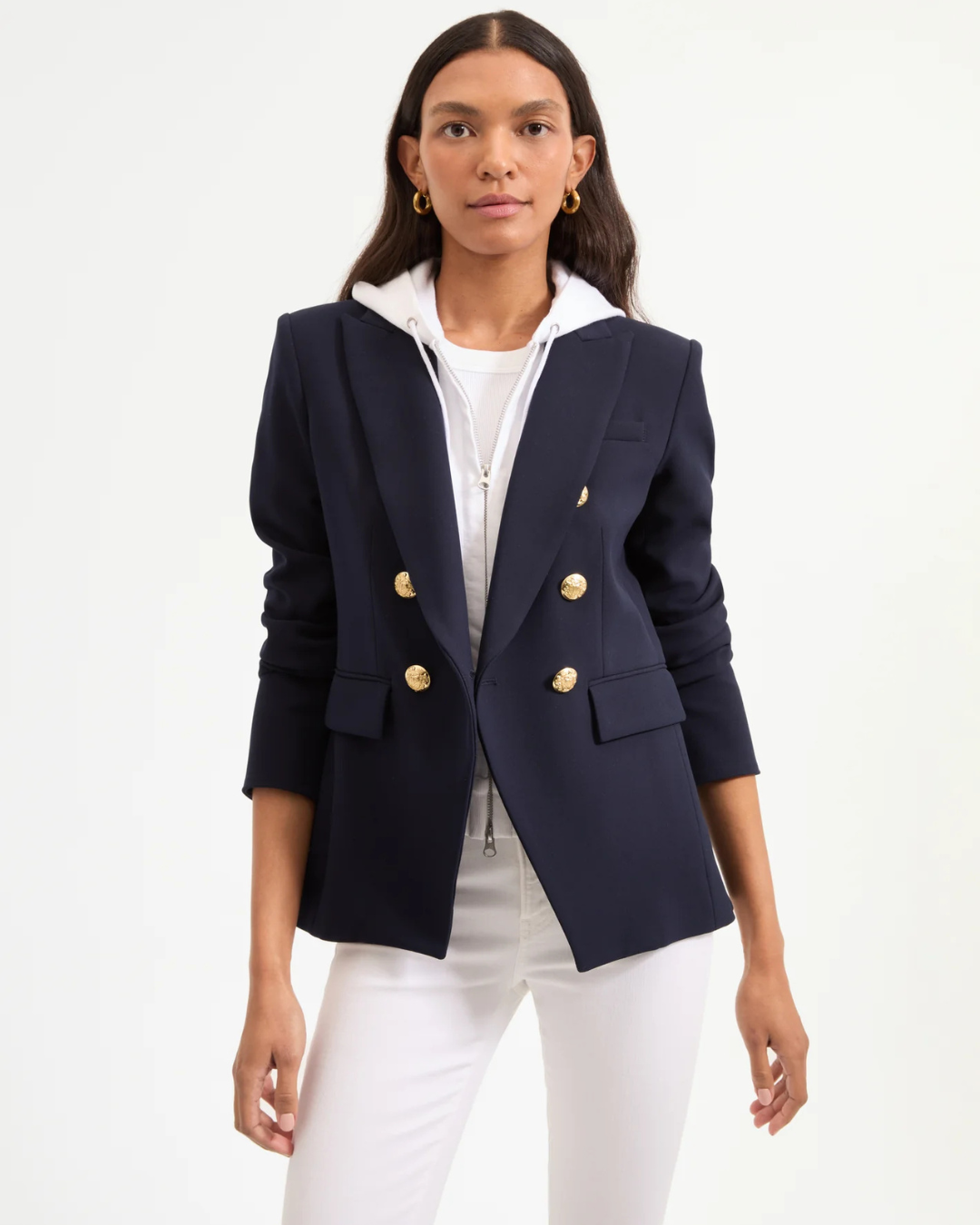 Miller Dickey Jacket in Navy by Veronica Beard