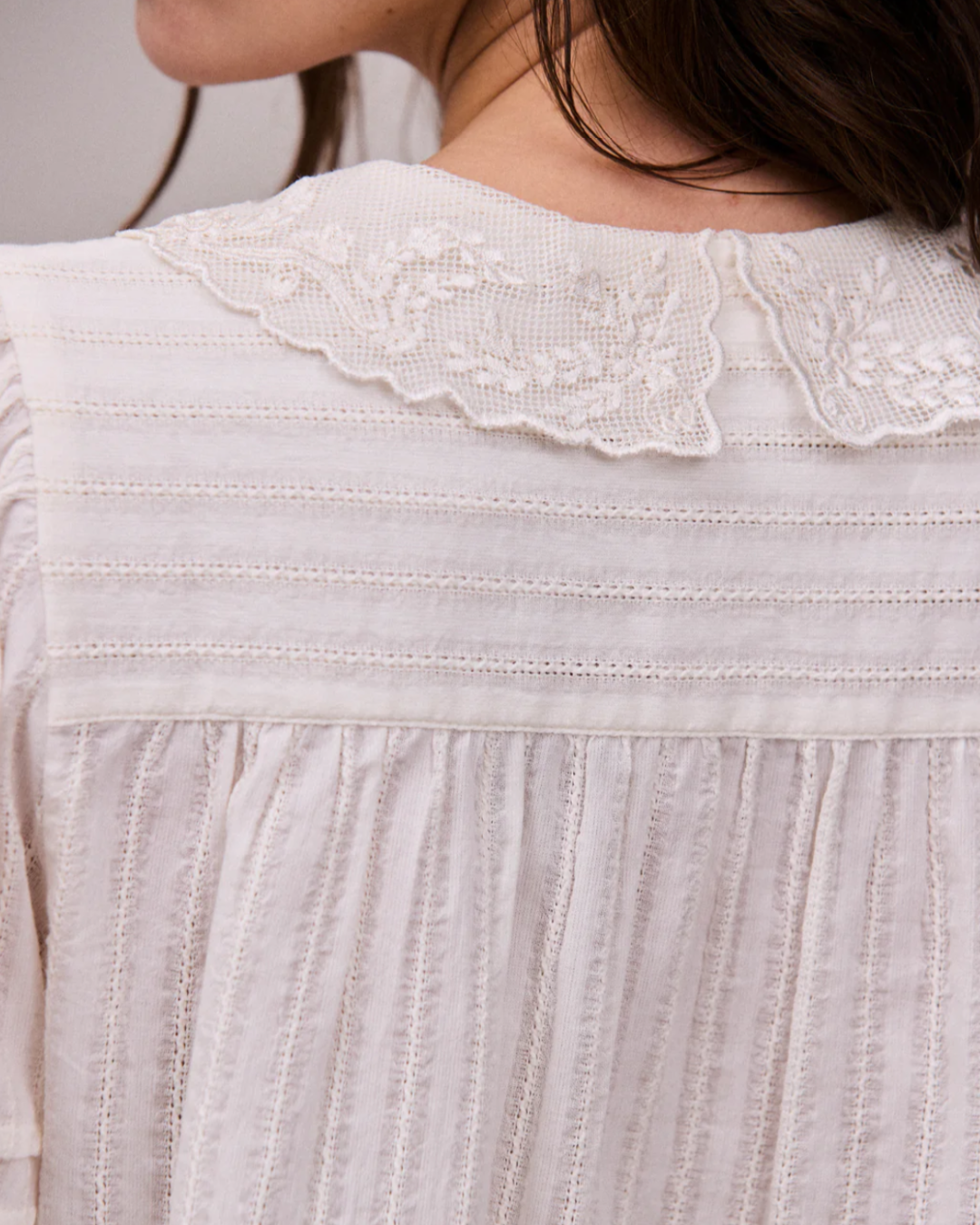 Loire Blouse in Vintage White by FAUNE