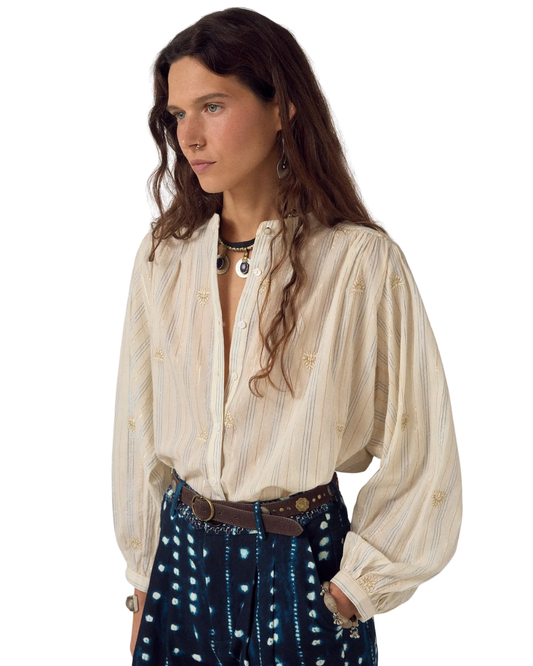 Caroline Blouse in Starry Night by Maison Hotel