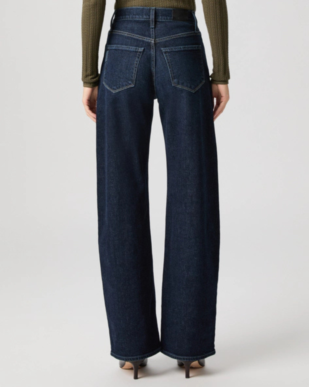 Arellia 32” High Rise Barrel Leg Jeans in Dwell by PAIGE