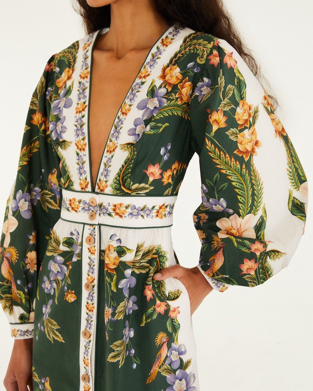 Nature Green Maxi Dress by FARM Rio