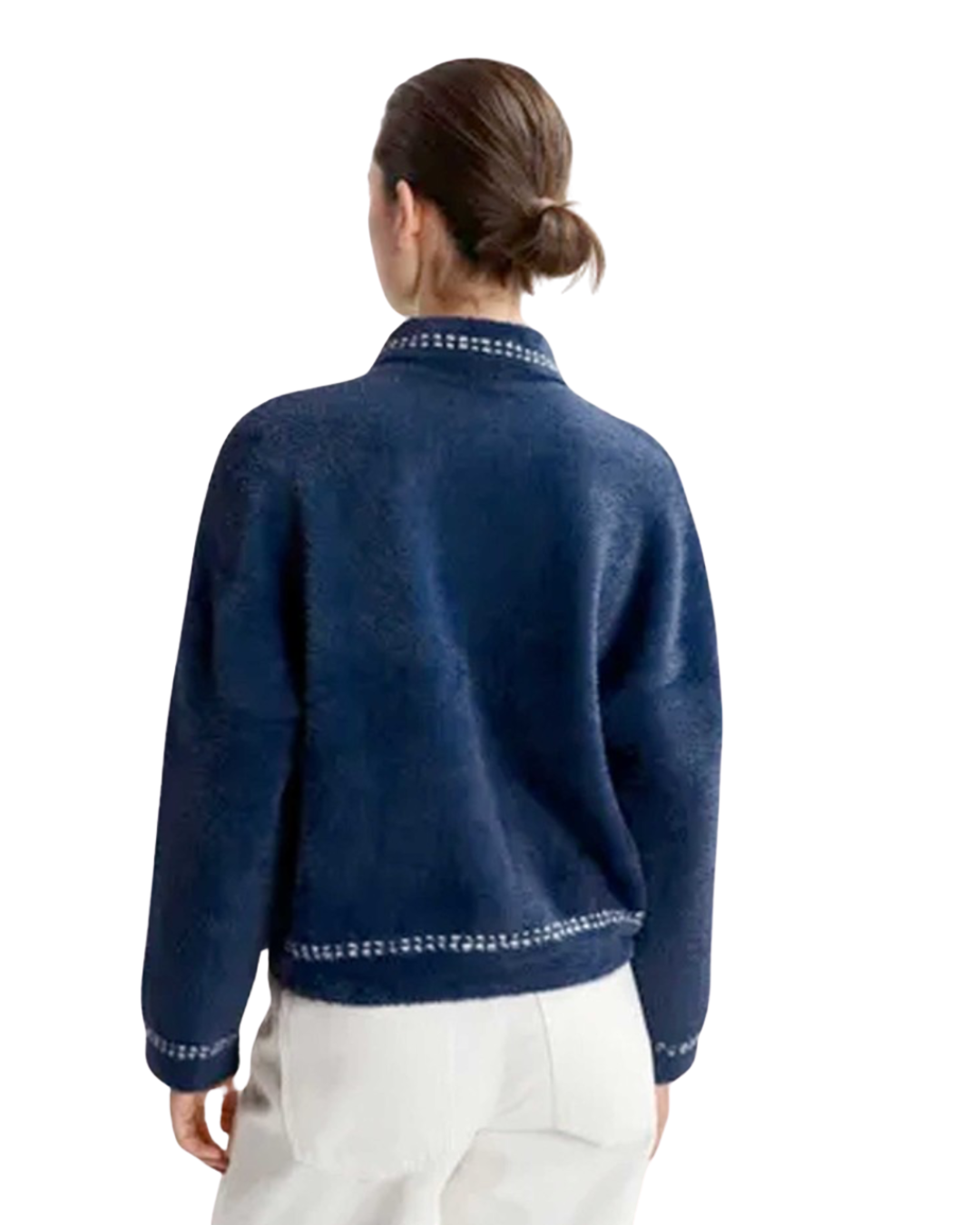 Ihoops Cardigan in Navy by Essentiel Antwerp