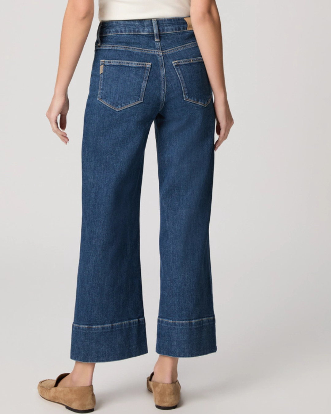 Anessa High Rise Ankle Wide Leg in Navigator by PAIGE