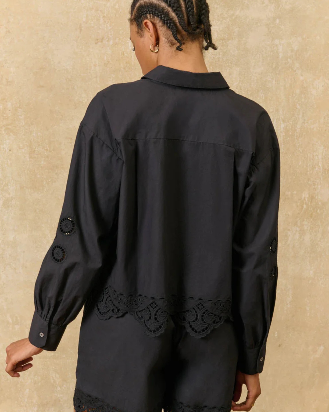 Rafael Shirt in Black by Louise Misha