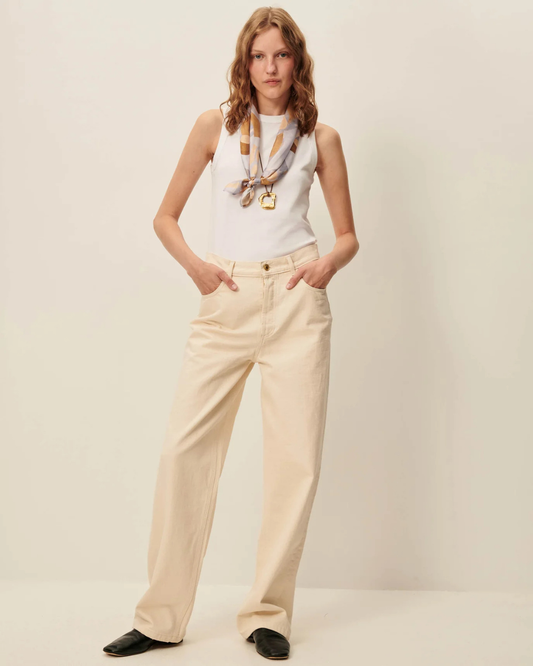 Bagur Jeans in Fleur de Sel by Sessùn