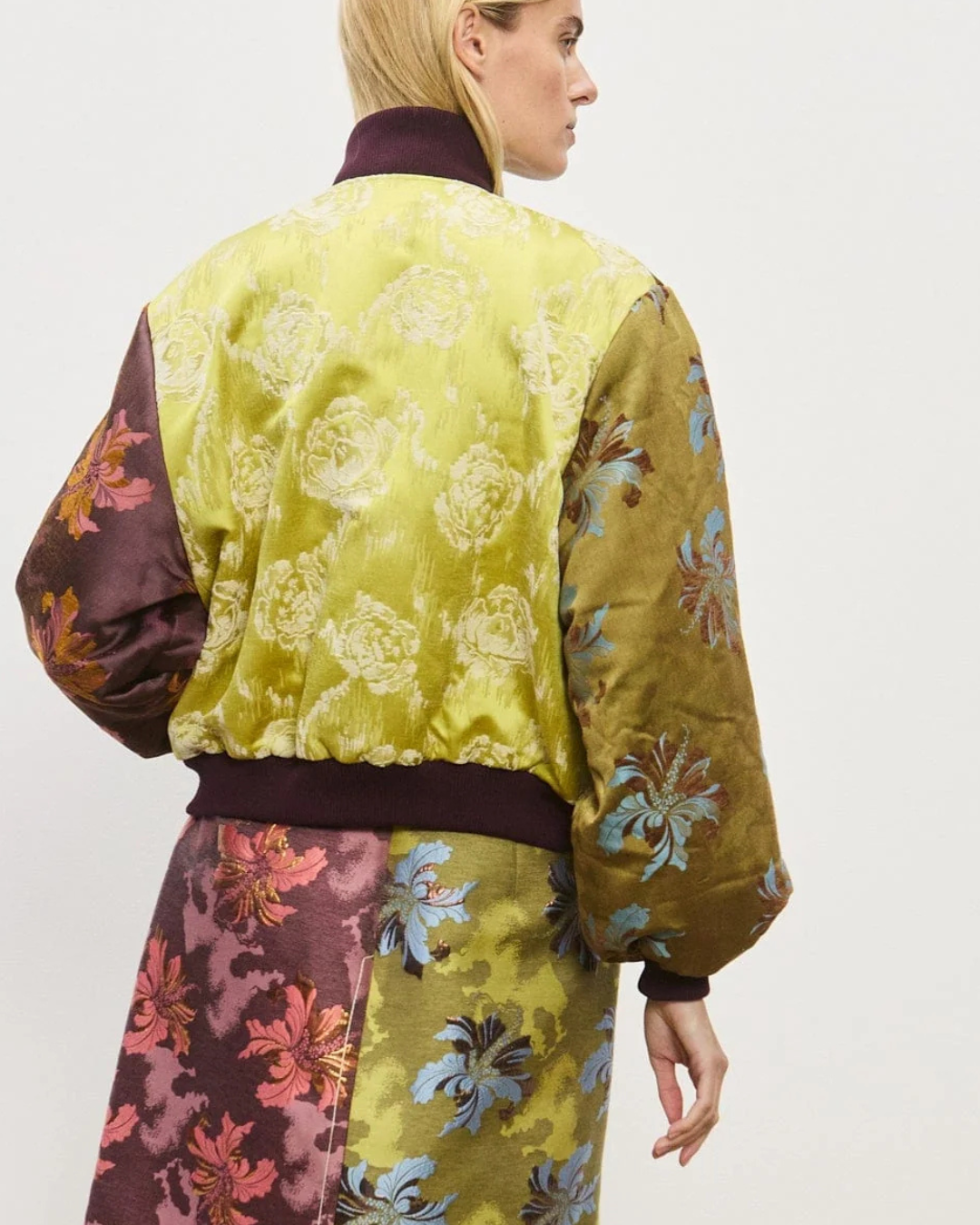 Adriana Jacquard Bomber Jacket by Alemais