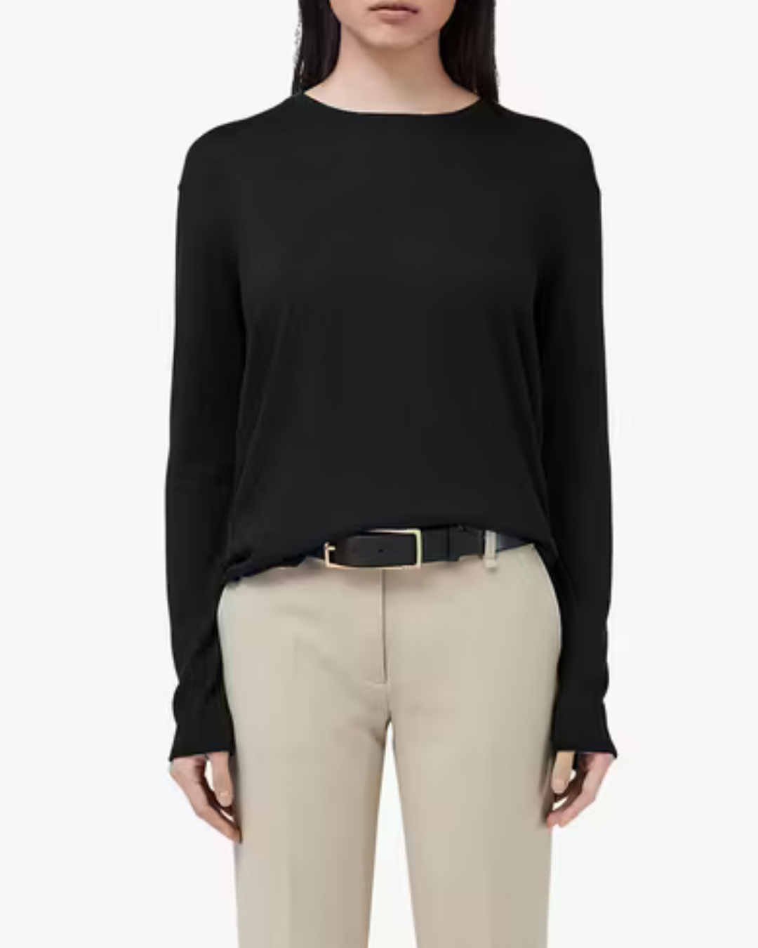 The Knit Long Sleeve in Black by Rag & Bone