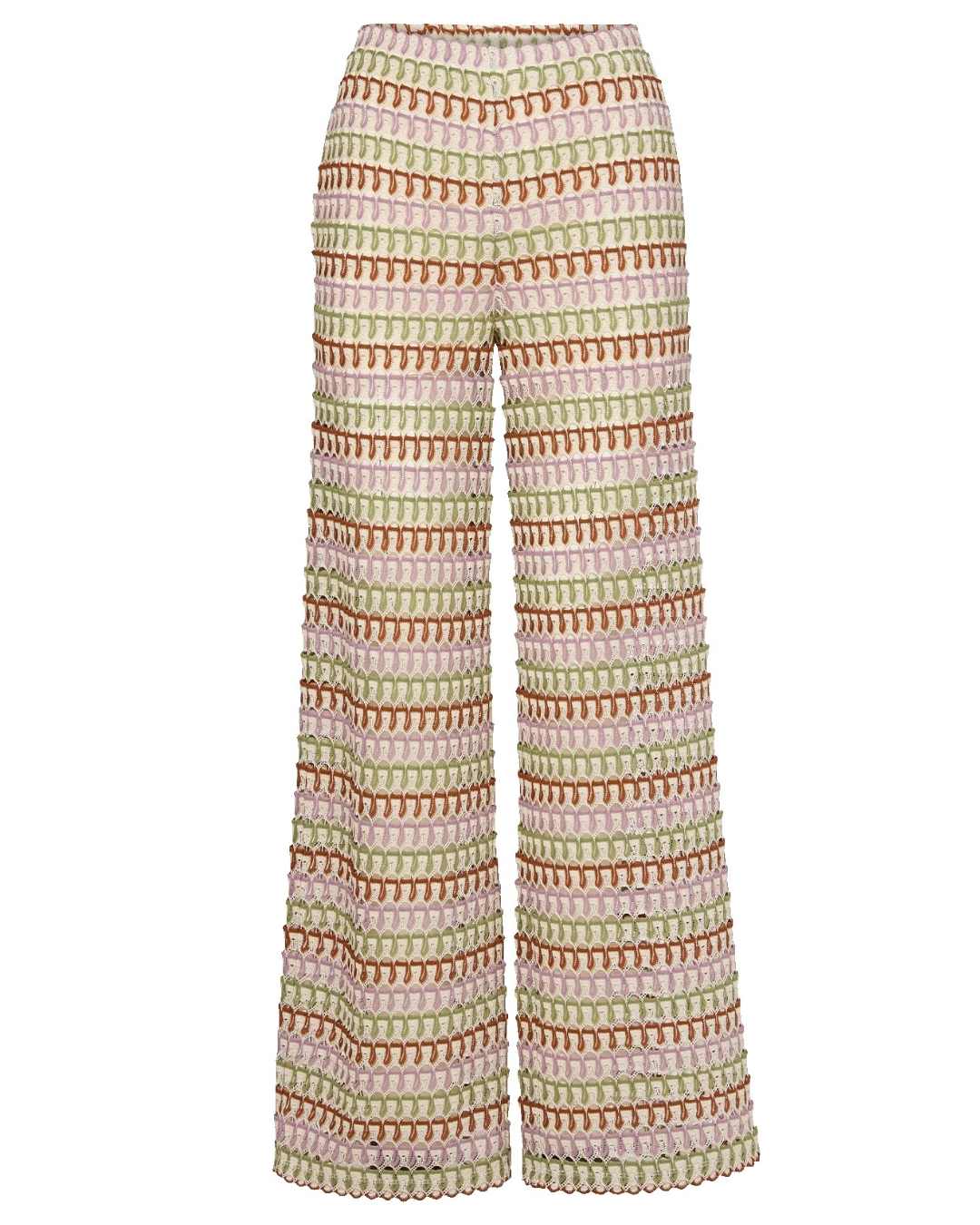 Fatima Crochet Wide-Leg Pant by Veronica Beard