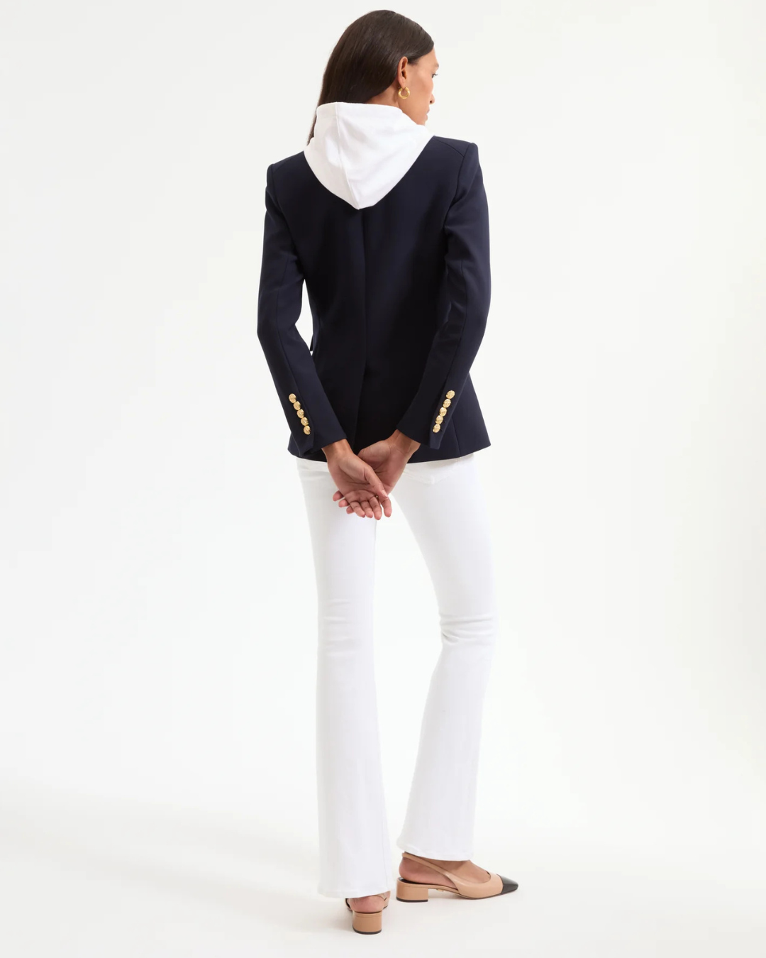 Miller Dickey Jacket in Navy by Veronica Beard