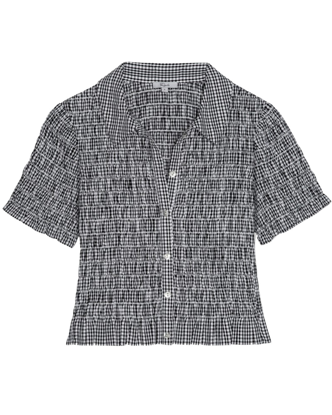 Alton Top in Black Gingham by Rails