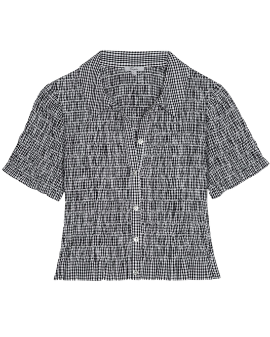 Alton Top in Black Gingham by Rails