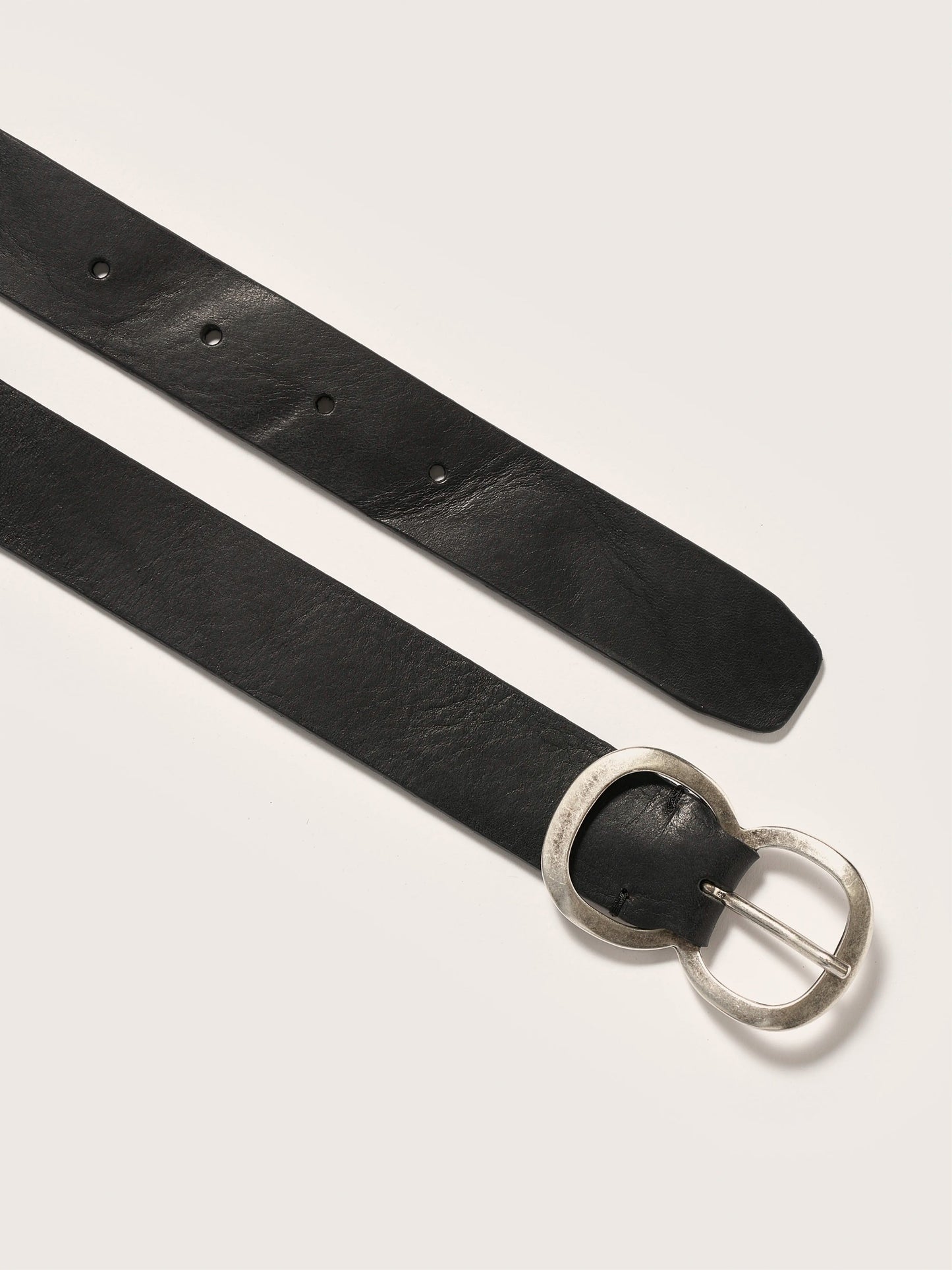 Saba Leather Belt in Black by Bellerose