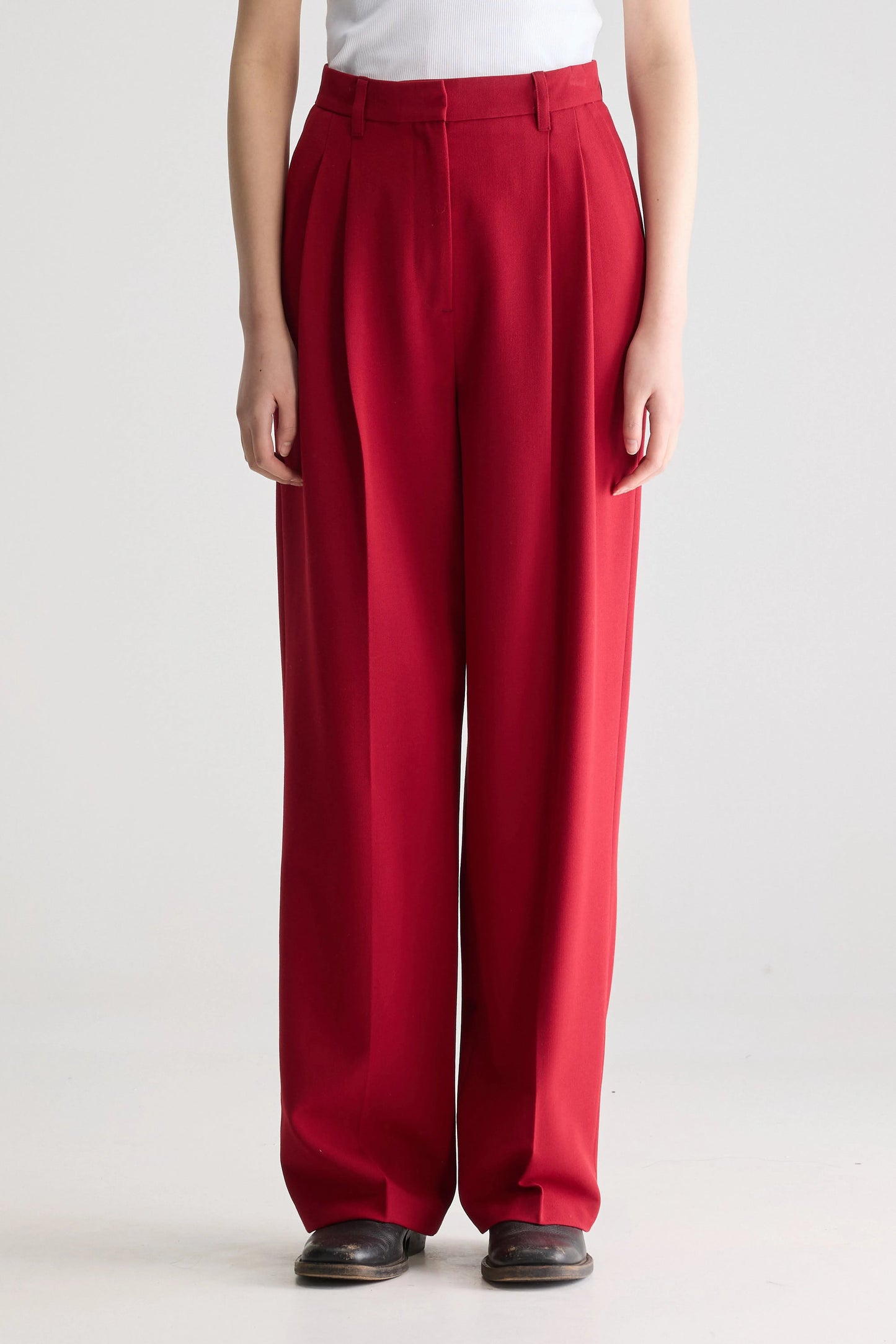 Dominic Trousers in Red Twill by Bellerose