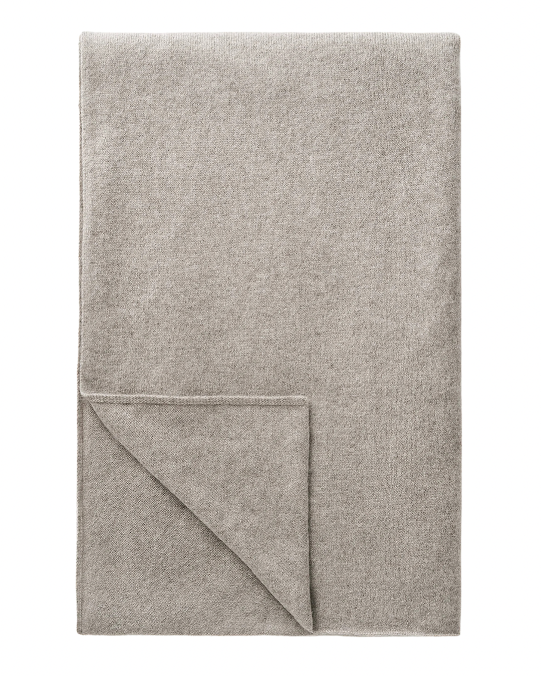 Knitted Scarf in Greige by Soft Goat