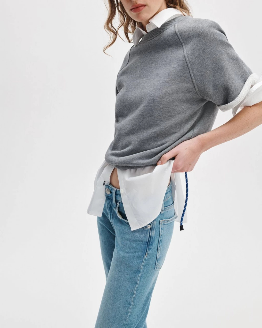 Harlow Ankle Length Straight Jeans in Sherman by Rag & Bone