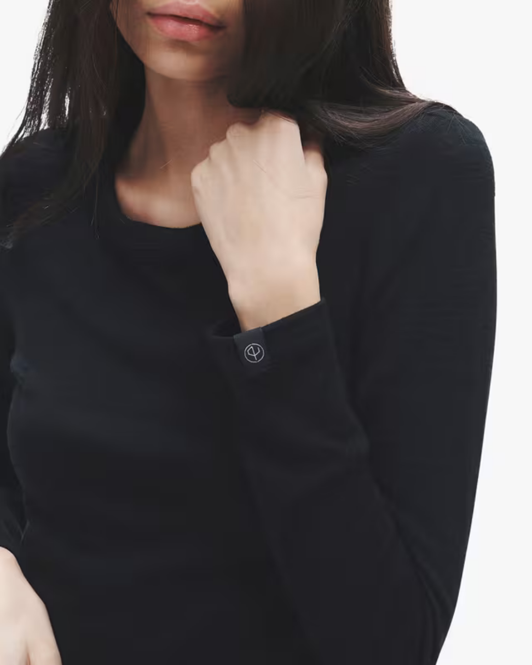 The Knit Long Sleeve in Black by Rag & Bone