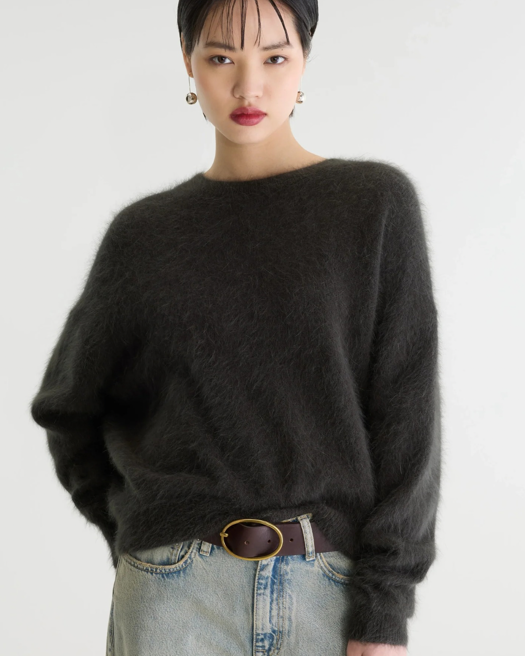 Datus Angora Blend Jumper in Pirate by Bellerose