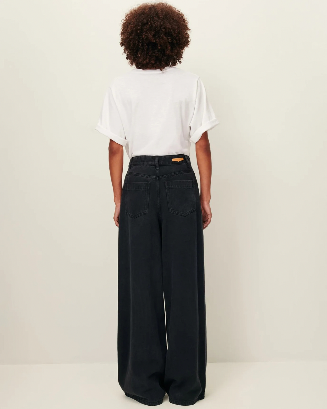 Dalt Jeans in Black by Sessùn