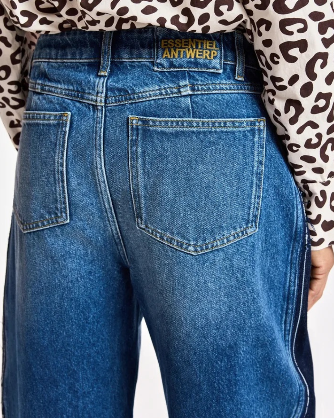 Kashba Patchwork Jeans in Midnight Wave by Essentiel Antwerp