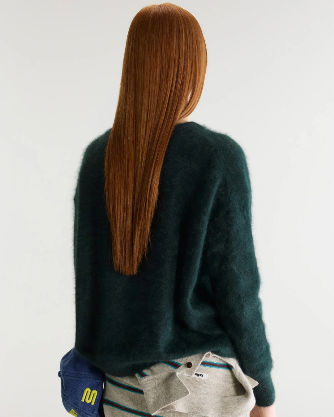Dathan Angora Blend Cardigan in Jet Set by Bellerose