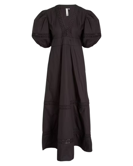Odessa Dress in Black by Scarlett Poppies