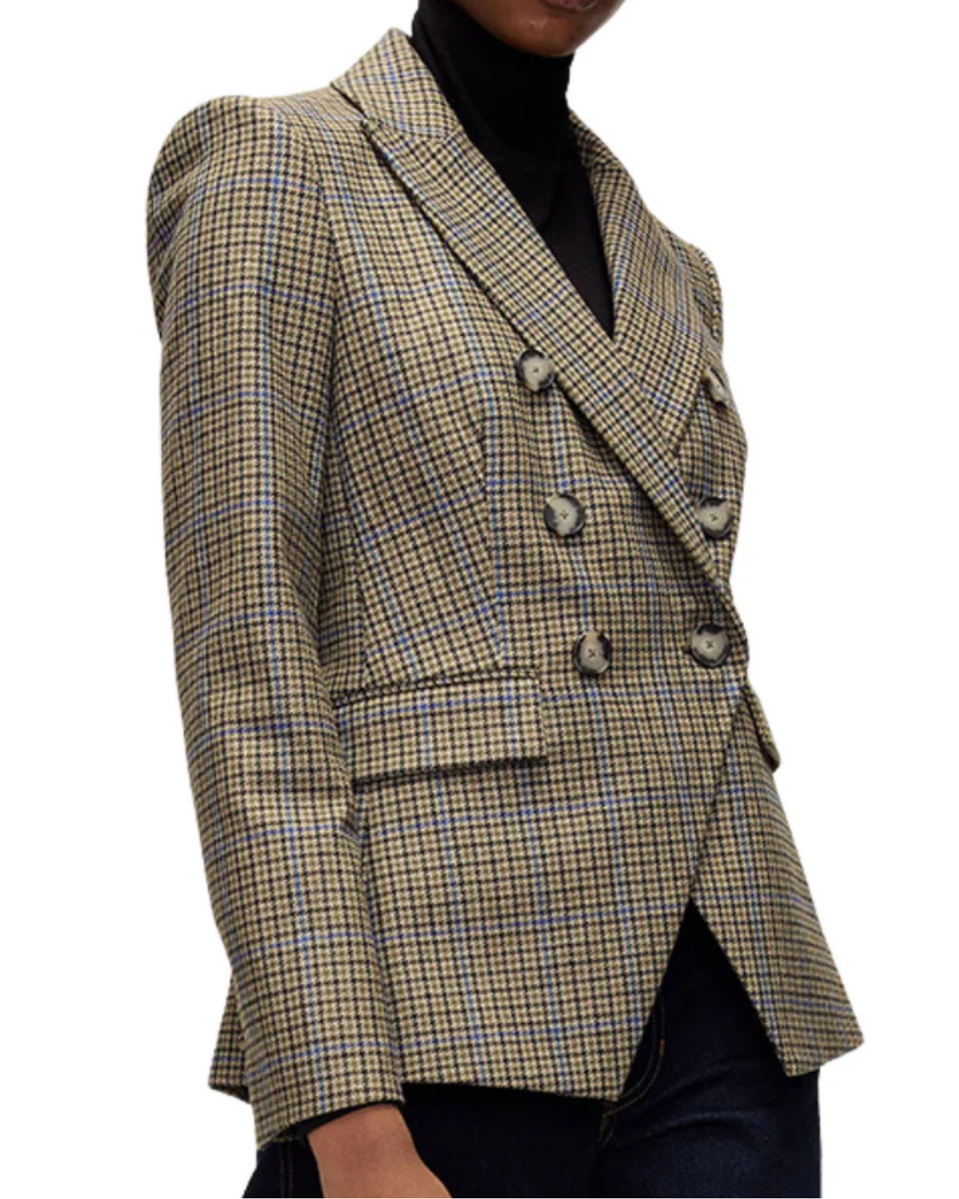 Miller Dickey Jacket in Moss Multi by Veronica Beard