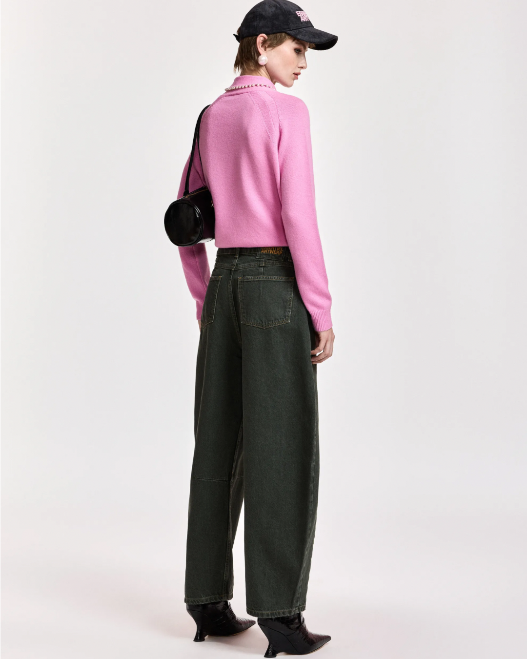 Kasa Pullover with Beads in Millenial Pink by Essentiel Antwerp