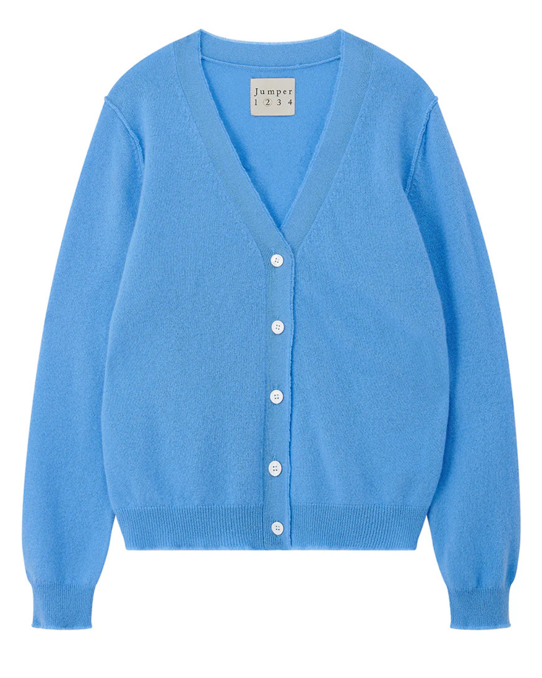 Distressed Vee Cardigan in Skylar by Jumper 1234