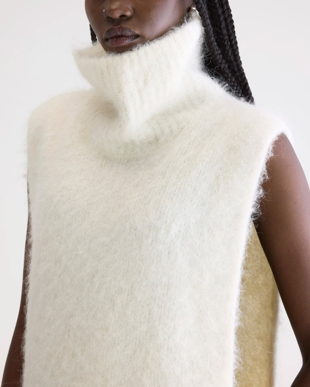 Daren Sleeveless Sweater in Natural by Bellerose