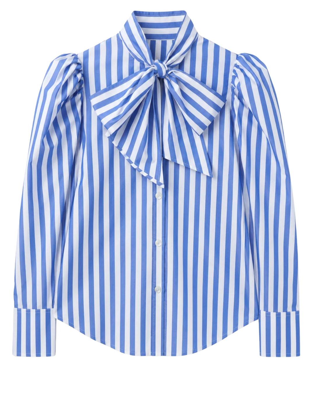 Pajarita Raya Blouse in Blue Stripe by SOPHIE + LUCIE